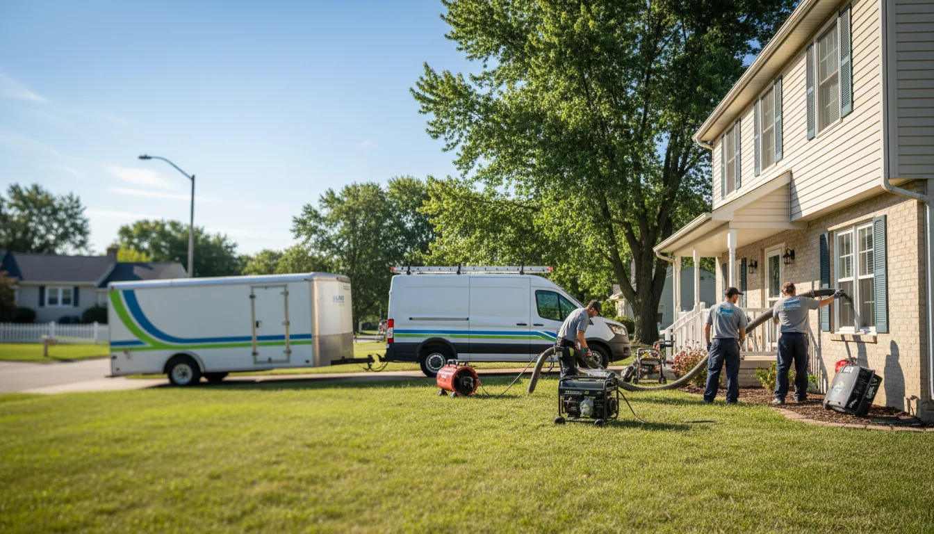 Flooded Basement Restoration And Cleanup With Repair in Trenton, NE near me